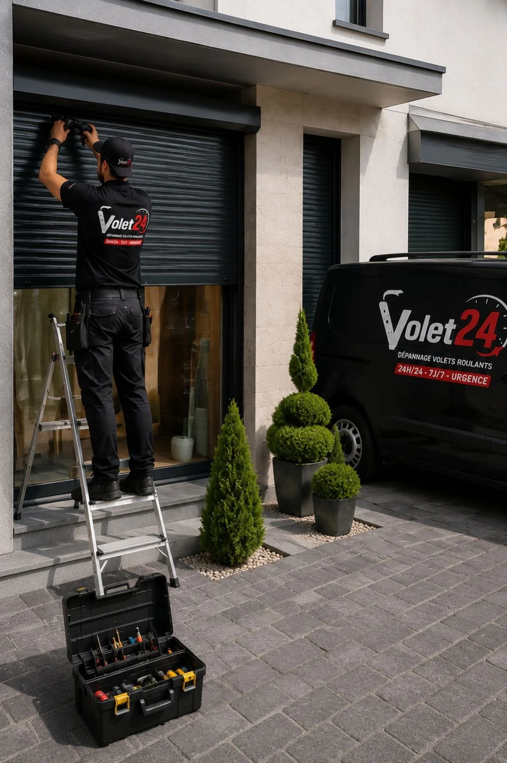 Intervention avec véhicule VOLET24